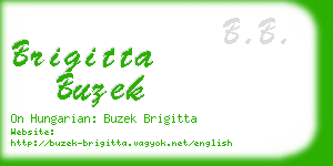 brigitta buzek business card